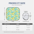 thumbnail image 3 of Kll Yellow Lemon Windshield Sun Shade 2-Piece Foldable Car Front Window Sunshade For Most Sedans Suv Truck - Auto Sun Blocker Visor Protector Blocks Max Uv Rays - Medium, 3 of 7