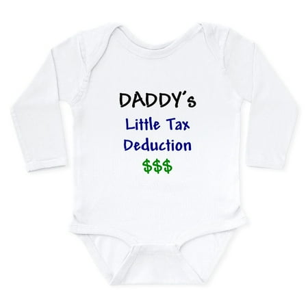 

CafePress - Daddy s Little Tax Deduction Body Suit - Long Sleeve Infant Bodysuit