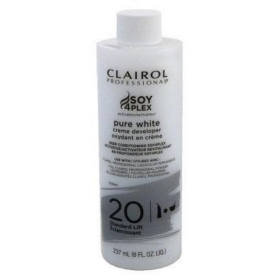 Clairol Pure White 20 Creme Developer Standard Lift 8oz by Clairol