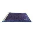 thumbnail image 2 of Ahgly Company Machine Washable Indoor Round Persian Blue Traditional Area Rugs, 8' Round, 2 of 4