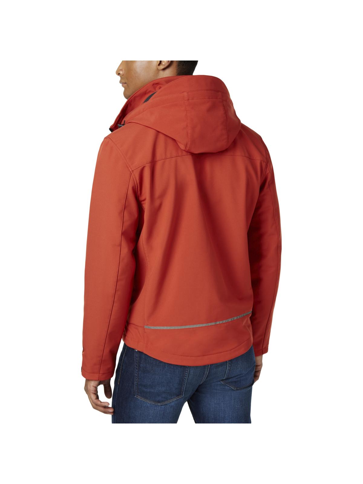 michael kors parka mens orange