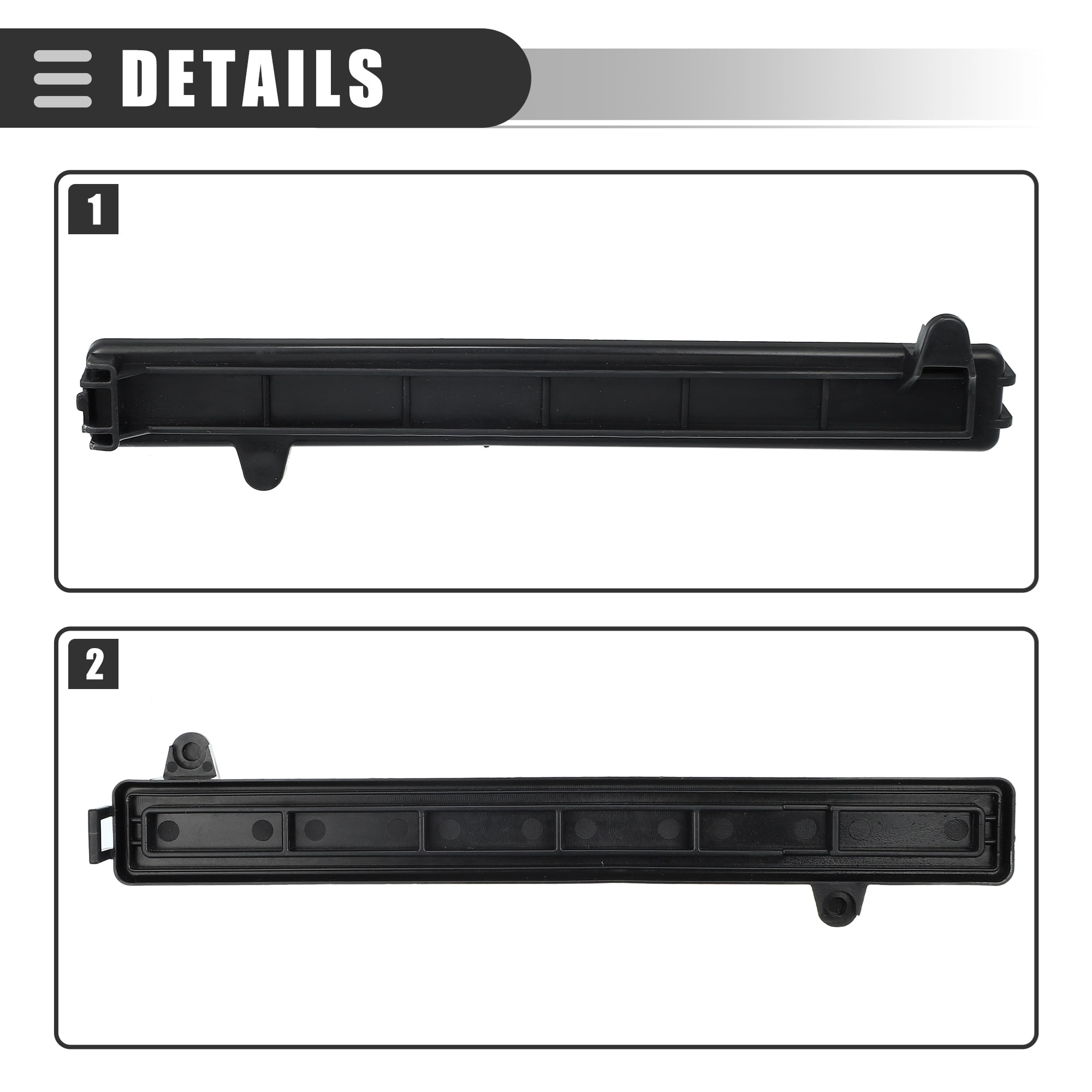 Unique Bargains Cabin Air Filter Cover for Jeep Cherokee 2014-2020 No.68223045AB Black