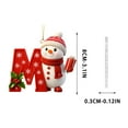 thumbnail image 3 of 26 Letters Christmas Tree Decoration Pendant Christmas Tree Ornaments DIY Christmas Ornaments Christmas Decoration Xmas Tree Hanging Decor, 3 of 6