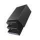 thumbnail image 4 of mueble de escritorio con cajón, de cuero, para oficina, con tres capas de almacenamiento de archivos (negro), 4 of 6