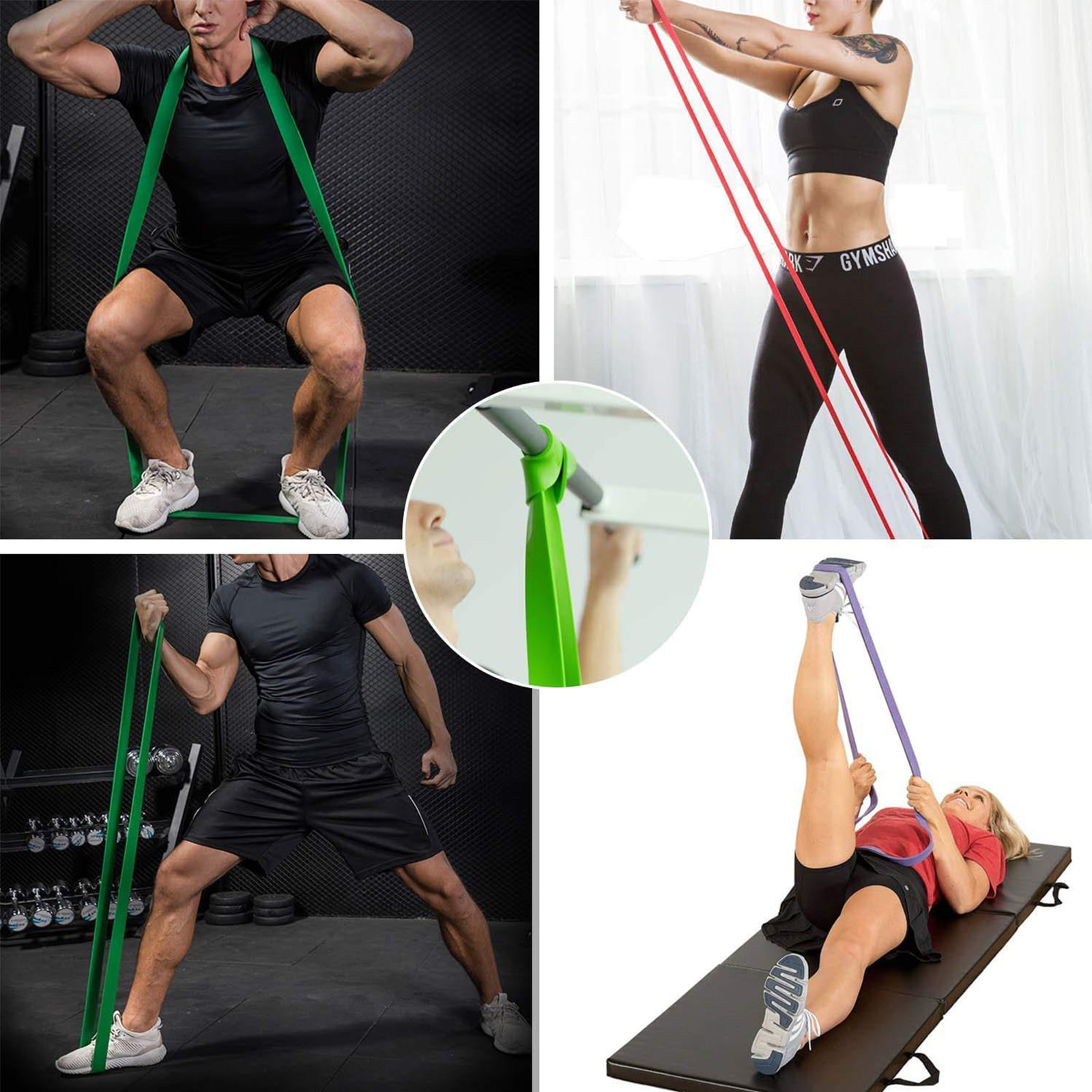 Strong Loop Resistance Bands Heavy Duty Exercise Sport Fitness Gym Pull Up Latex 