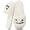 White, variant on Spooky Slides Halloween Slippers Soft Plush Cozy Open Toe Indoor Outdoor Fuzzy Slippers Gifts For Girls Women