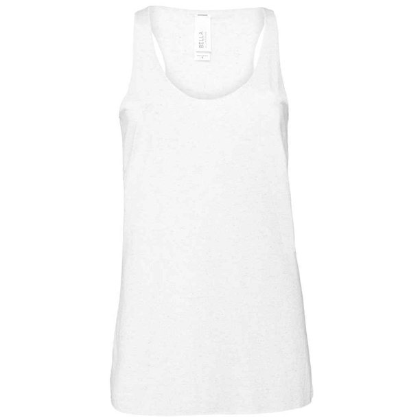 Bella + Canvas - Camiseta Sin Mangas de Jersey para Mujer (Blanco)