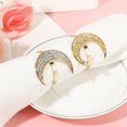 thumbnail image 3 of Metal Napkin Rings Eid Ramadan Hollow Moon Pattern Napkin Holder Wedding Dinner Napkin Buckles for Table Decoration, 3 of 4