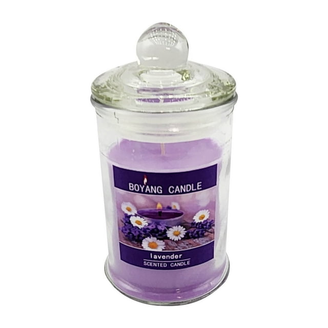 1pc 90g Transparent Soy Wax Scented Candle Clear Glass Jar, Suitable For Home Decoration And Romantic Gift