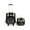 Black, variant on 2pcs/Set Travel Bag Luggage Storage for Sports Gym with Lining and Shoulder Strap for Men, Women (Black)