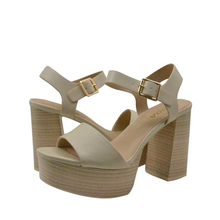 

Soda Women s Shoes Options Strappy Open Toe Ankle Strap Block Heels