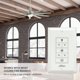 thumbnail image 5 of Interruptor de Pared Universal para Ventilador de Techo Hunter Blanco 99815, 5 of 5