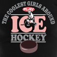 thumbnail image 3 of CafePress - Coolest Girls Play Hockey Women's Dark Pajamas - Women's Short Sleeve Print T-Shirt and Pants Dark Cotton Pajama Set, 3 of 7