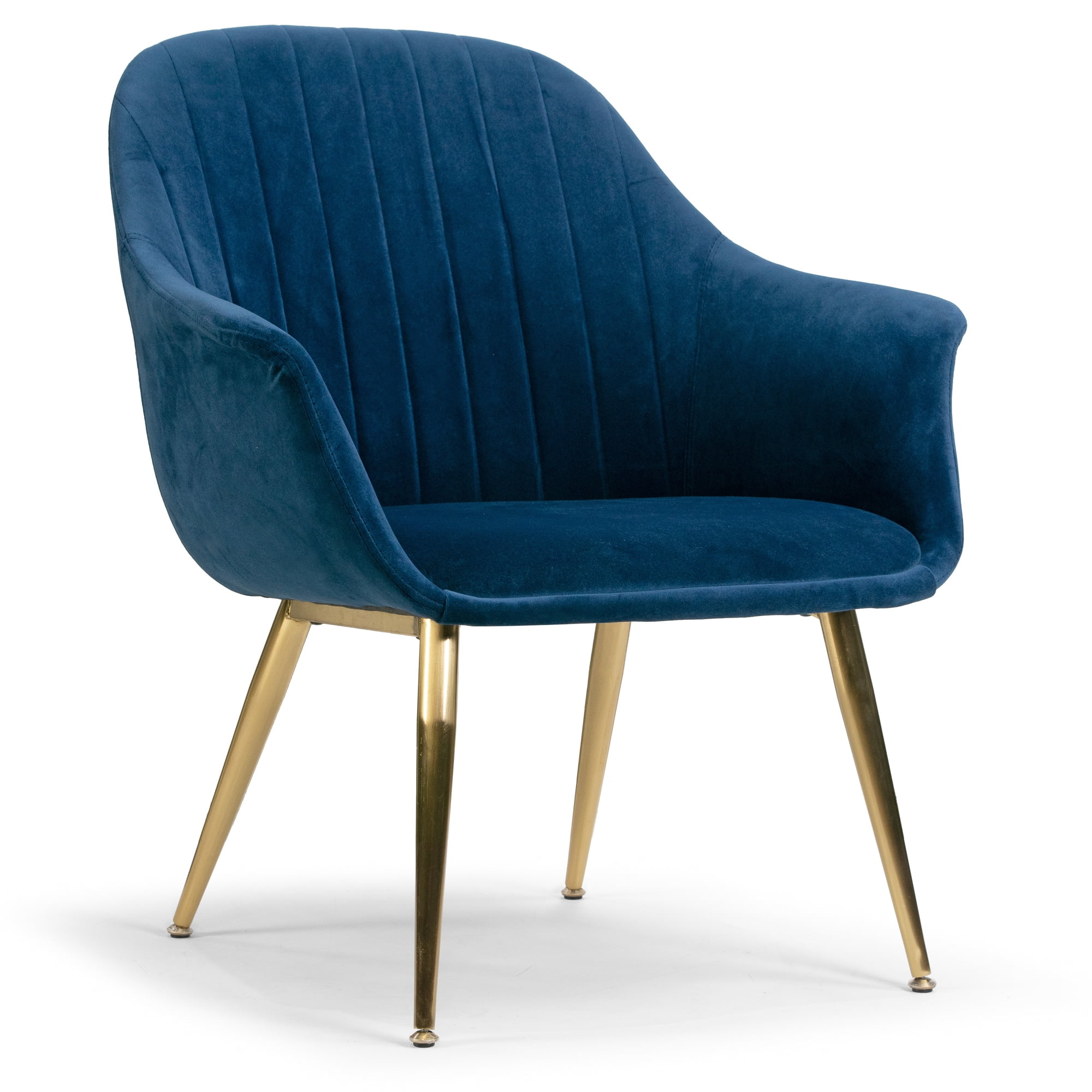 blue velvet accent chair        <h3 class=