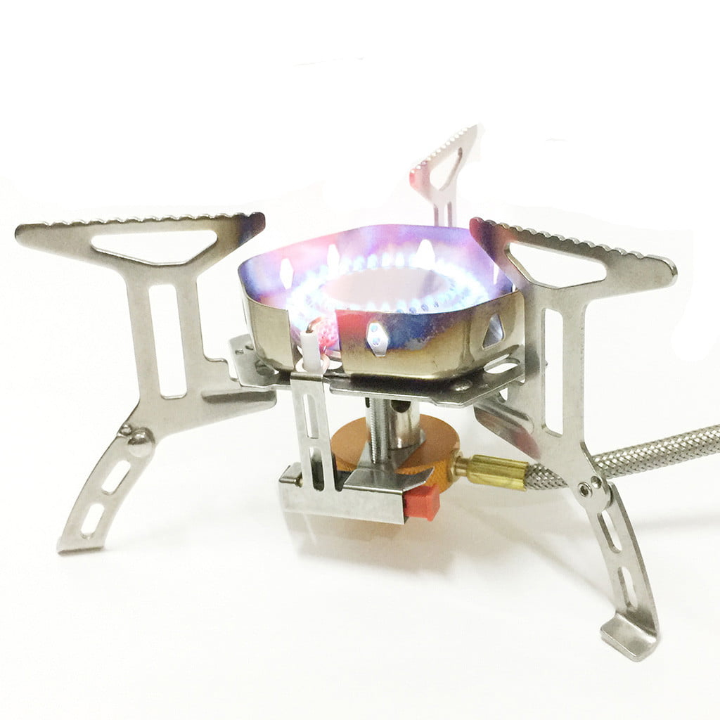 Case 3500W Portable Outdoor Picnic Gas Burner Foldable Camping Mini Steel Stove 