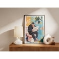thumbnail image 2 of Chimpanzee Reading Newspaper on Toilet Bathroom Poster Print Funny Animal Art Primate Wall Decor Modern Home Decor Cute Chimpanzee - Poster Unframed, 2 of 3