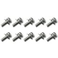 thumbnail image 5 of 10Pcs Plain Washers Pan Head  Knobs Screws Machine Screws Machine Screws Kit Washer Head Bolts Phillips Drive Screws M3X25MM, 5 of 7