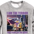 thumbnail image 3 of Disney - Darkwing Duck - I Am the Terror - Toddler & Youth Crewneck Fleece Sweatshirt, 3 of 5