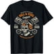 thumbnail image 1 of Camiseta de motociclista con calavera y pistones para hombre, 1 of 2