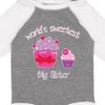 thumbnail image 4 of Inktastic World's Sweetest Big Sister Girls Long Sleeve Baby Bodysuit, 4 of 5