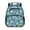 Blue Animal Print, variant on School Backpack for Preschool Boys Girls 5-9, Breathable Lightweight Galaxy Steam Train Daypack with Padded Shoulder Straps, Perfect for Camping Travel