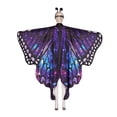 thumbnail image 4 of Capa de Halloween con chal de mariposa giratorio, decoración, capa de mariposa, alas de mariposa grandes europeas y americanas, traje colorido, 4 of 5