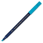 Yasutomo FabricMate Dye Ink Marker - Fluorescent Sky Blue, Chisel Tip, marker