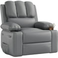 thumbnail image 2 of Electric Recliner Chair with Heat & Massage, 360° Swivel, USB Charger, 400lb Capacity for Living Room, 2 of 9