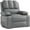 Grey, variant on Electric Massage Recliner w/ Heat, 360° Swivel & Zero Gra-Vity, 400lb Capacity, USB Charging & Storage