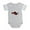 Heather Gray, variant on CafePress - FIN Milk Snake2 - Cute Infant Baby Football Bodysuit