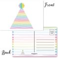 thumbnail image 3 of Happy Birthday Postcards - Full Color Both Sides - 4 Fun Birthday Designs - 4" x 6" Postcards - Made In USA, 3 of 4