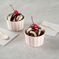 TRAHOOCoppetta 5Ounce Dessert Cups, 50 Disposable Ice Cream Cups