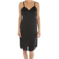 thumbnail image 3 of Vanity Fair Womens Rosette Lace Full Slip, 36-24 Length, Midnight Black, 3 of 4