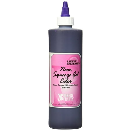 Bakery Crafts Squeeze Gel Food Color, 13.5 oz., Neon Purple ... Bakery Crafts Squeeze Gel Food Color, 13.5 oz., Neon Purple ...