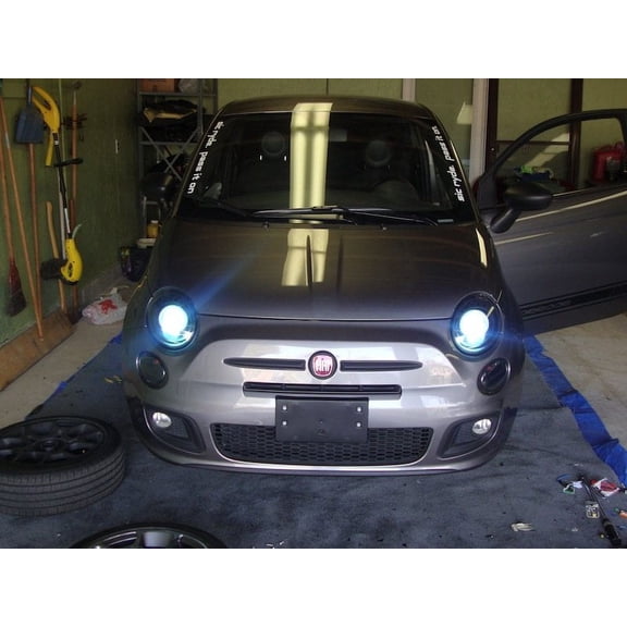 For Fiat 500 Xenon HID Headlight Headlamp 55w Conversion Kit