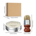 thumbnail image 3 of Leather Restoration Cream,Leather Repair Cream, Leathers & Furniture Repair Salve, Leathers Scratch Polish Remover, Easy & Fast to Use, Applicator Brush, 3 of 5