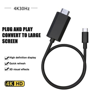 Lot De 20 Câbles USB-C Vers HDMI 2m - 4K 1080P, Universel, Pour Téléphone Et PC