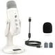thumbnail image 1 of Micrófono USB ZealSound K66 blanco para teléfono, ordenador y ordenador, 1 of 7