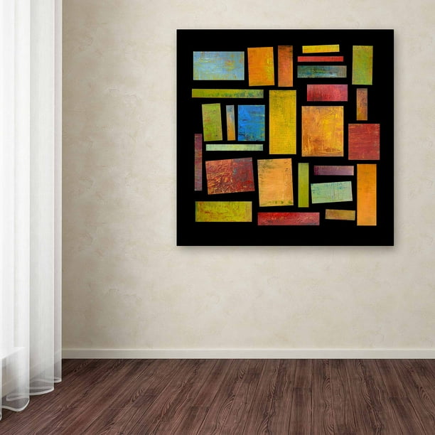 Trademark Fine Art Building Blocks Four Canvas Art By Michelle Calkins Walmart Com Walmart Com