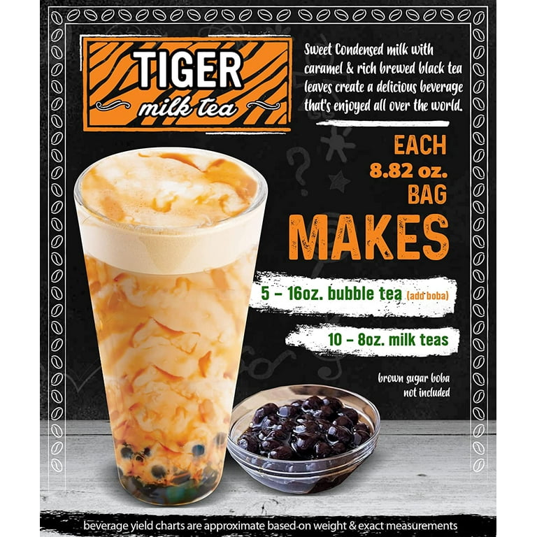 The Frozen Bean Lite Tiger Milk Bubble Tea Mix - 8.82 oz