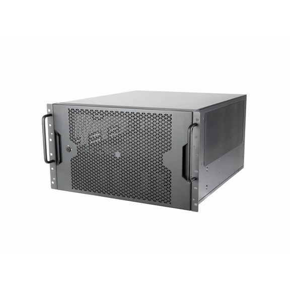 SilverStone Technology RM600 6U Rackmount Chassis - Dual PSU Compatibility -Triple 360mm Radiator Support