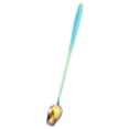 thumbnail image 1 of Unique Bargains 7' Stainless Steel Coffee Spoons Rose Flower Shape Spoons Tea Spoon, Colorful, 1 of 4