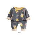thumbnail image 3 of Qarigey Invierno otoño Unisex Adorable niños conjunto de ropa interior térmica estilo de dibujos animados engrosado cuello algodón chico Pijama Qarigey AP013311-01, 3 of 6