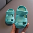 thumbnail image 2 of Ausyst Toddler Sandals Summer Baby Hole Shoes Children Non -slip Soft Floor Old Boys Girl Beach Sandals Summer Sandals Clearance, 2 of 8