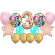 My Little Pony 3rd Birthday Balloon Bouquet