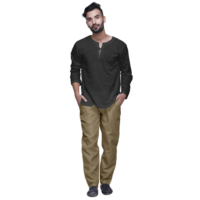 Atasi Solid Adjustable Ethnic Bottom Pant For mens Dupion Readymade Pajama
