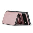 thumbnail image 4 of Zipper Wallet Case for Google Pixel 6 Pro, Soft Silicone Shockproof PU Leather Detachable Card Slots Holder Cash Pocket Slim Cover with Kickstand Magnetic Lens Protective Case,Pink, 4 of 9