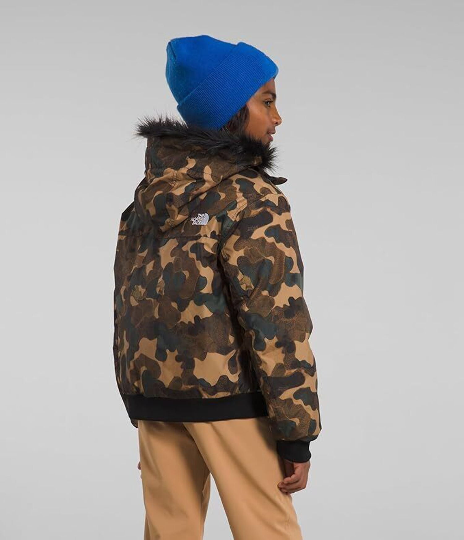 The North Face Gotham NF0A82XTORU Boys Utility Brown Camo 