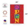 thumbnail image 5 of Toland Home Garden 101170 Red Open 28 x 40 Inch Decorative, Double Sided House Flag-28" x40", 5 of 5