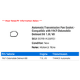 thumbnail image 2 of Automatic Transmission Pan Gasket - Compatible with 1967 Oldsmobile Delmont 88 7.0L V8, 2 of 2